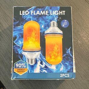 LED Flame Light Bulbs - 2 Pack
